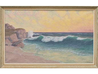 Otto Lindberg, 1880-1955, olja på duk, signerad. Daterad 1946.