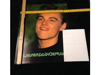 Leonardo DiCaprio (APR313) - Jätte Vykort 1st 30cm x 24cm Samlarobjekt