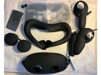 För Meta Quest 3S Set med många olika tillbehör - Svart silikon