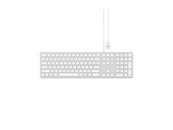 NY Satechi Tangetbord i Aluminium med USB Anslutning - Nordisk Layout