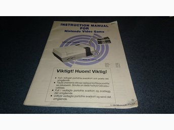 NINTENDO MANUAL SCN SVENSKSÅLT 