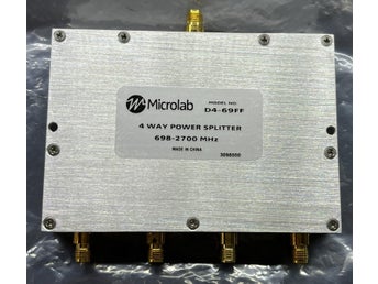 Microlab - 4-way Power splitter - 698-2700MHz - D4-69FF