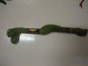 Broderigarn 1 docka Moulinégarn Ljusgrön Clark 790 **Nytt**