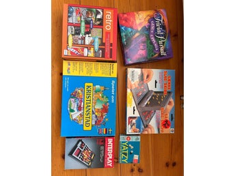 Sällskapsspel: Trivial Pursuit, Retro, Sänka Slagskepp, Kristianstad, Yatzy,