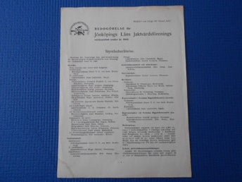 Redogörelse för Jönköping läns jaktvårdsförenings verksamhet under jaktåret 1944