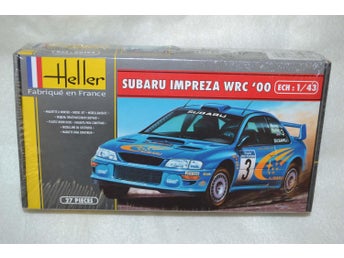 Subaru Impreza WRC '00 1:43 Heller (Plastbyggsats) Rally 2000 Ny