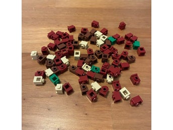LEGO 1x1 headlight brick, blandade färger, 89st