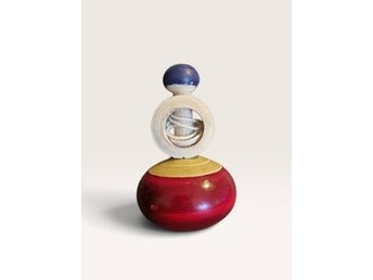 Vintage Wooden Spinning Top with String