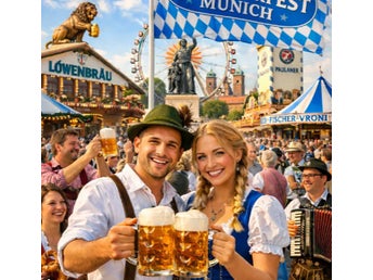 Säljes flyg biljetter till München avresa 1-4 oktober på Oktoberfest