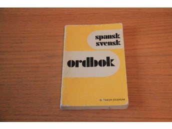 Spansk-svensk ordbok esselte studium