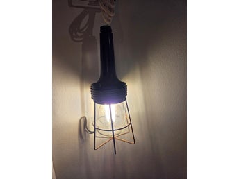 Vintage Værksteds Lampe