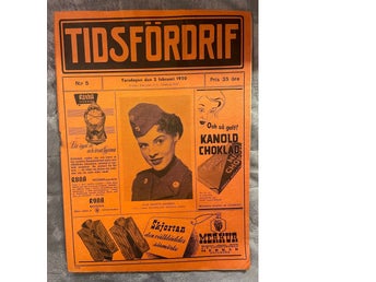 Köp nu! - Tidsfördrif, Torsdag 2a februari 1950
