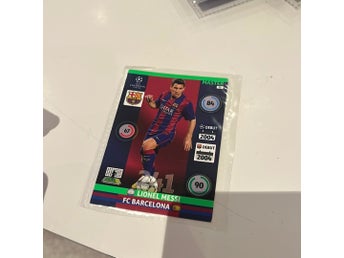 Lionel Messi Champions League fotbollskort