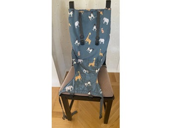 Portabel barnstol / Baby Seat Harness – djurmönster
