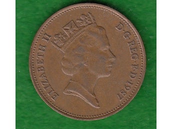 ENGLAND# TWO PENCE 1987