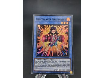 Libromancer Firestarter – Yu-Gi-Oh Einzelkarte BACH-EN088, Super Rare, 1. Edition Aus Battle Of Chaos