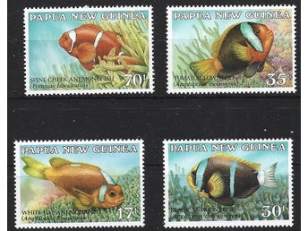 Papua nya Guinea 1987 Anemonfiskar clownfiskar fiskar hav 4v