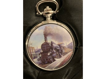 Fickur med Orient Express-motiv, mekaniskt urverk