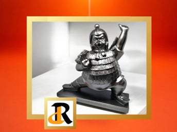 Generic Skulptur Staty, Modekonst av Antik karaktär Krigare Staty, soldat