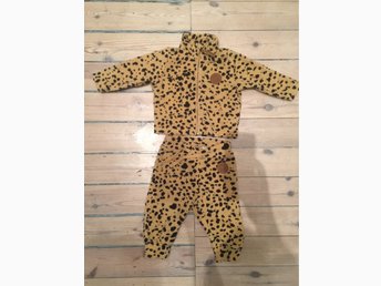 mini rodini leopard overall