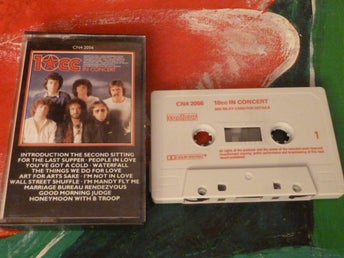 KASSETTBAND, 10CC IN CONCERT, KASSETT, PEOPLE IN LOVE, WATERFALL