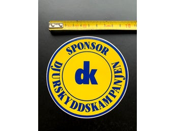 Djurskyddskampanjen - äldre dekal - reklam djur o skydd