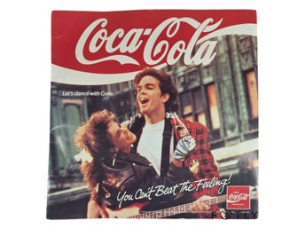 Retro Coca-Cola You Can't Beat... Vinylskiva 198 Vinyl Skiva CocaCola Coke Vinta
