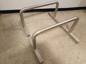 Parallettes i rostfritt stål - Dip Bars - Dipsställning