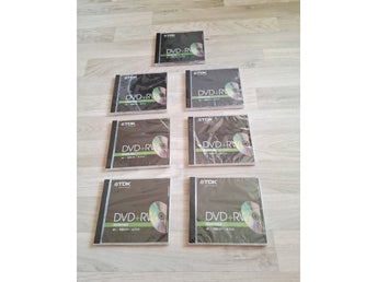HELT NYA 7ST. TDK DVD+RW 4.7GB 4x(120min) SKIVOR DATA