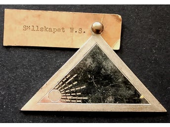 Ordenssällskapet Wänskapen (WS), instiftat 1876. Ordenstecken