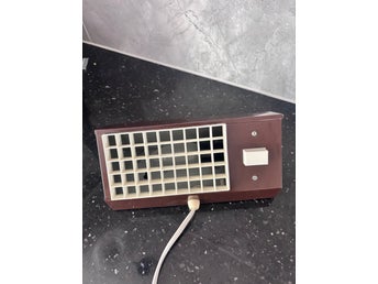 Vintage IKEA Sussa brun vägglampa retro Elidus