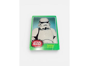 Star Wars samlarkort - Stormtrooper. From 1977!