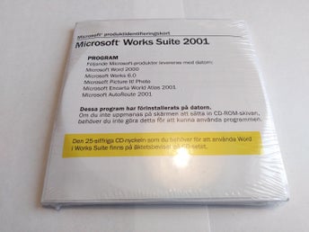 PC: Microsoft Works Suite 2001