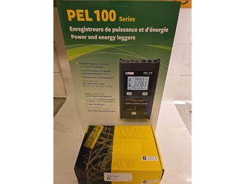 NY Chauvin Arnoux PEL103 effekt- och energilogger med E27 strömtång (samma model