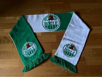 Rögle BK grön och vit halsduk