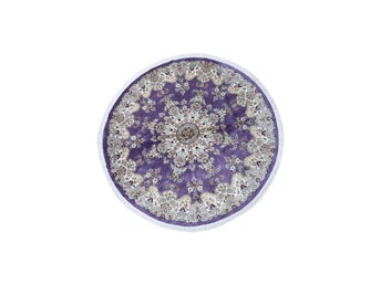 Pakistan 2-ply matta – Äkta klassisk handknuten matta 216 × 218 cm
