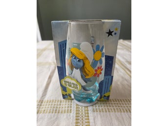 Smurf glas i förpackning (Smurfan)