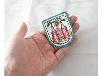 Lübeck Tyskland - Vintage Tygmärke Patch