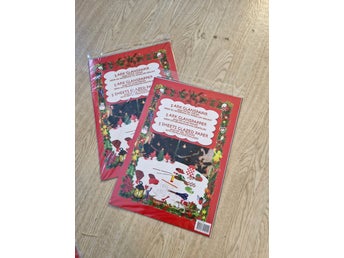 Glanspapper. 2 paket. Jul. Julpyssel
