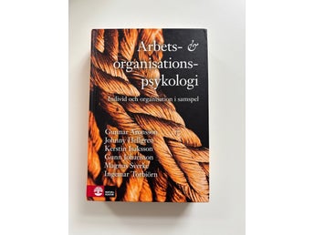 Arbets- & organisationspsykologi av Aronson, Hellgren, Isaksson, Johansson