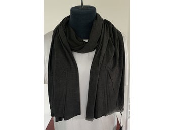 0968, Bllack noir shadow scarf