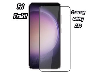 Galaxy A54 9H Härdat Glas Skärmskydd - Heltäckande Kant-till-Kant