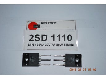 Transistor 2SD1110 2 stycken