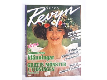 Vecko Revyn nr 25 1982 - Mick Jagger, Stikkan Andersson, Mats Rådberg