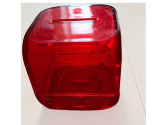 Röd spargris