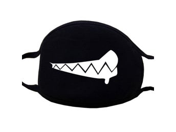 Ansiktsmask - Svart - Rabies - Maskerad