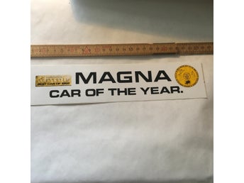 Mitsubishi manga car of the year 1985 Klistermärke äldre