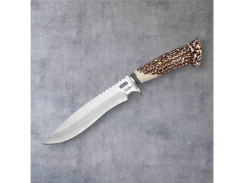 BSH jaktkniv med hjorthornsimitationshandtag