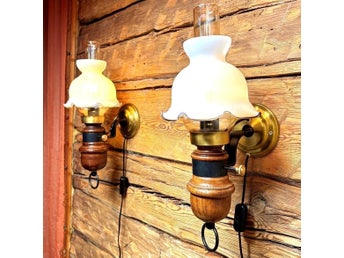 Vägglampor, Gnosjö Konstsmide, 2 st, Retro