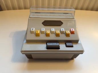Vintage Casdon MiniCash Kassaapparat England 1968 Retro Toy Cash Register